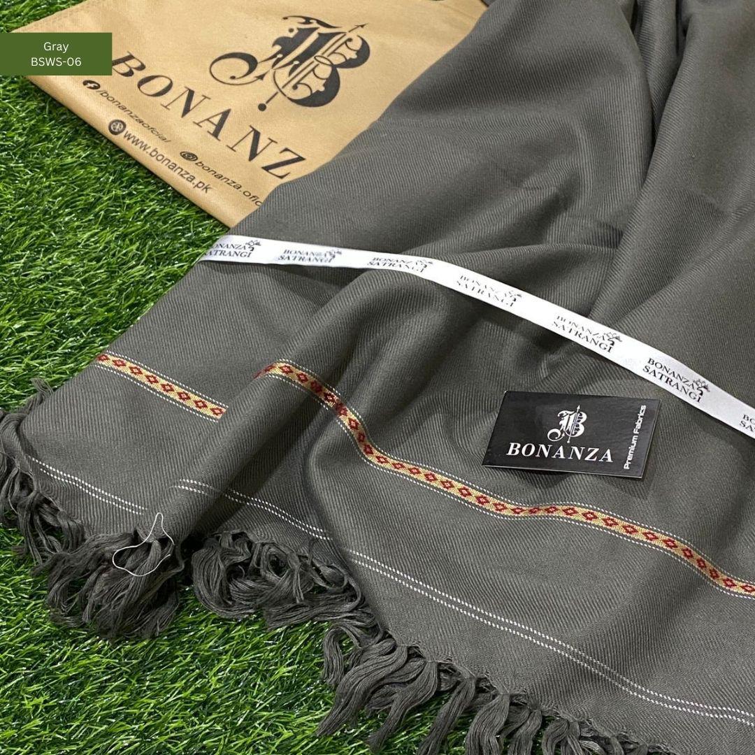 Bonanza Satrangi Shawl-Ash Grey