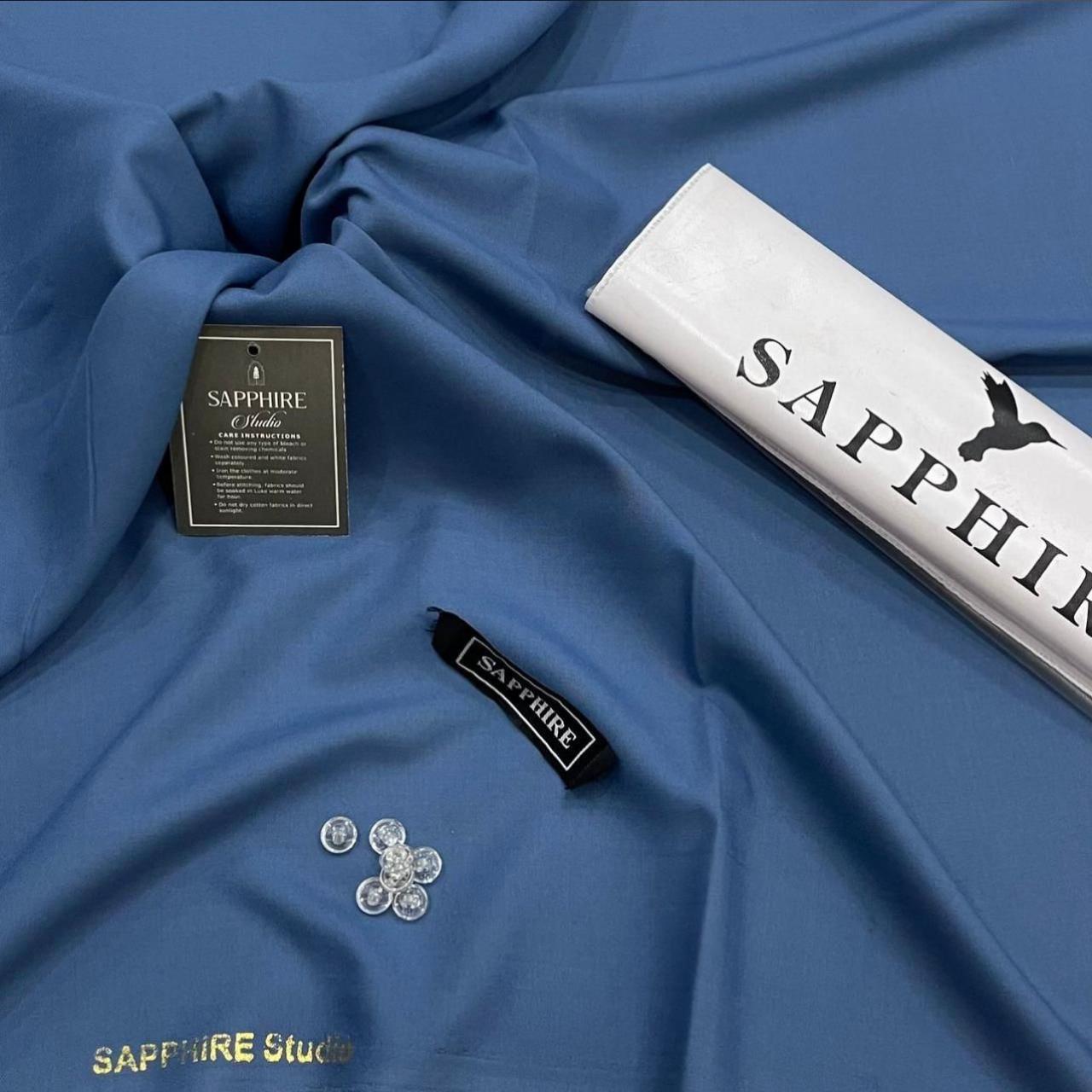 Sapphire Wash and Wear-Unstitched Mens's Wear