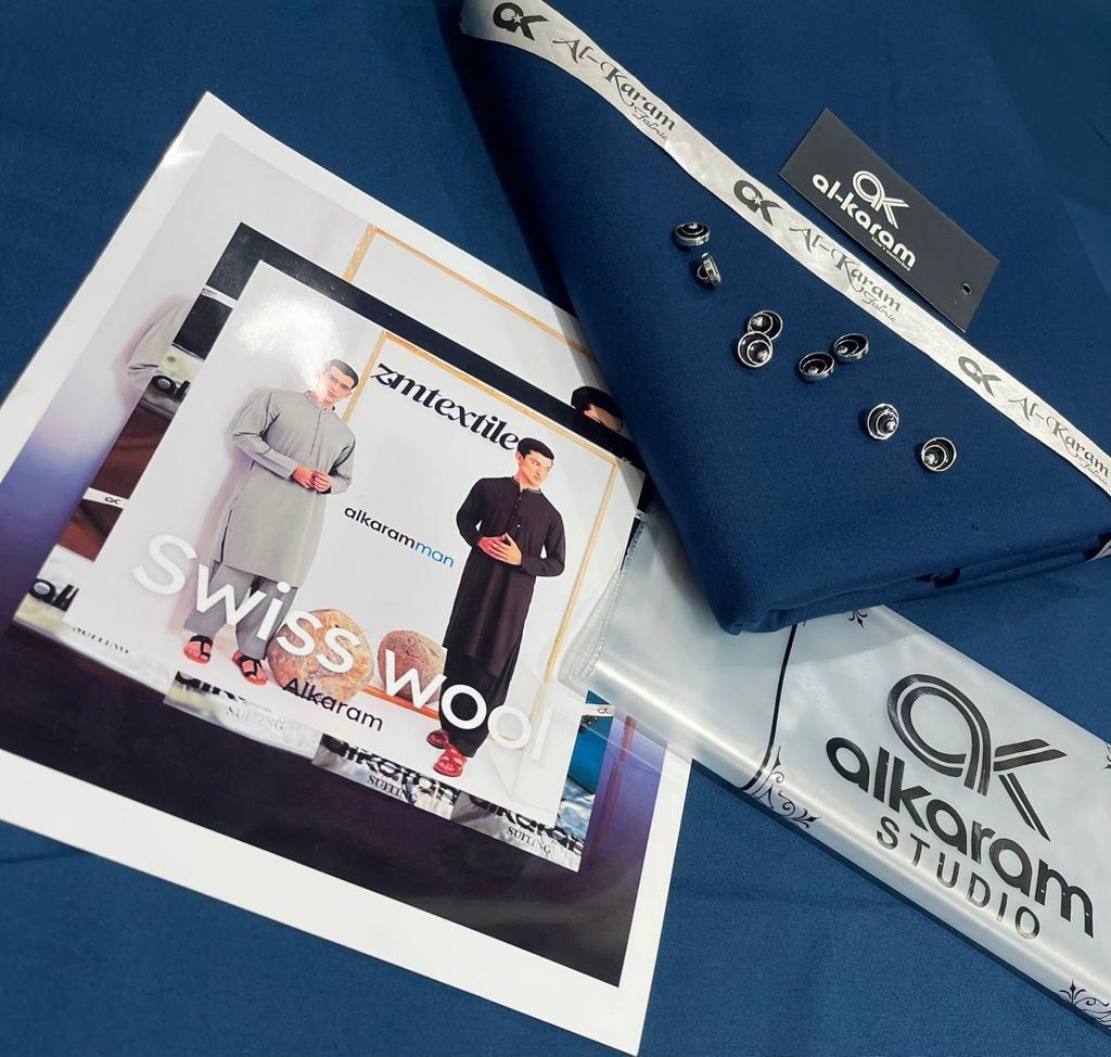 Al-Karam Swiss-Unstitched Men's Wear
