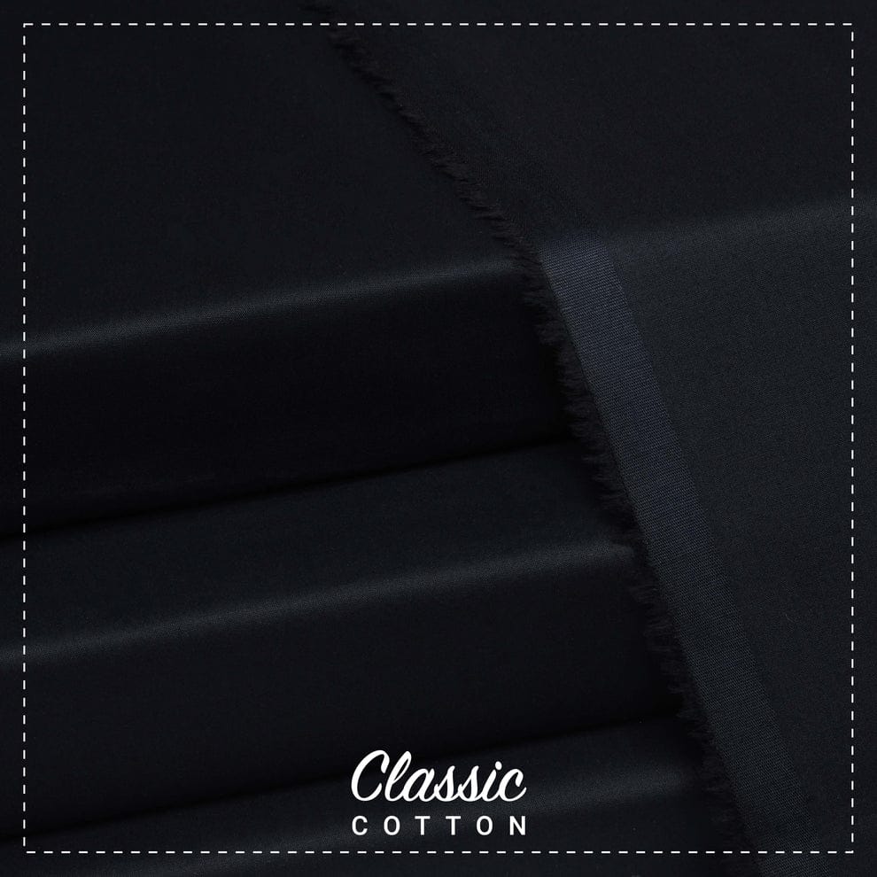 Jet Black-UnStitched Men's Wear
