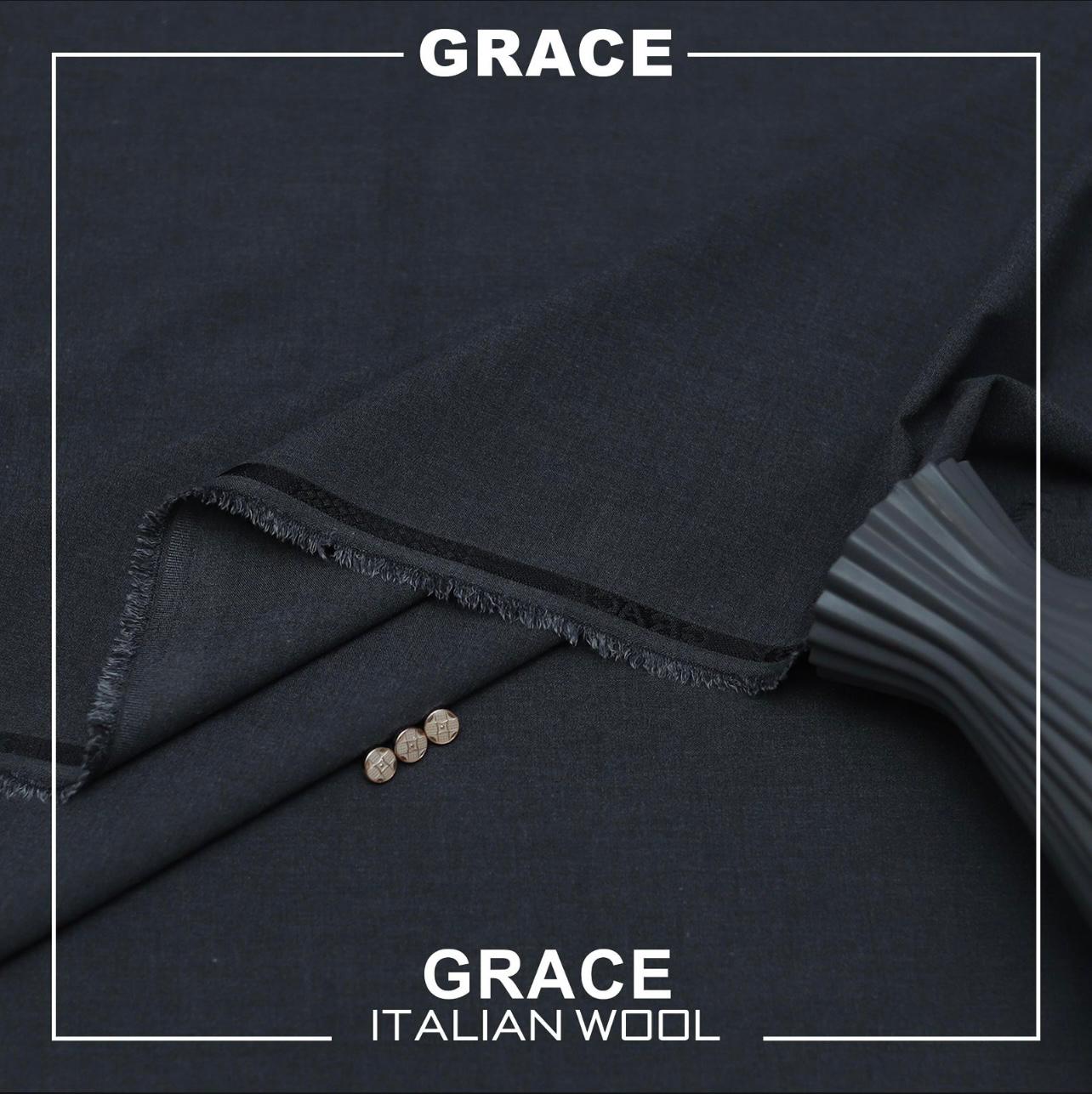 Grace Italian Wool-Charcol Gery