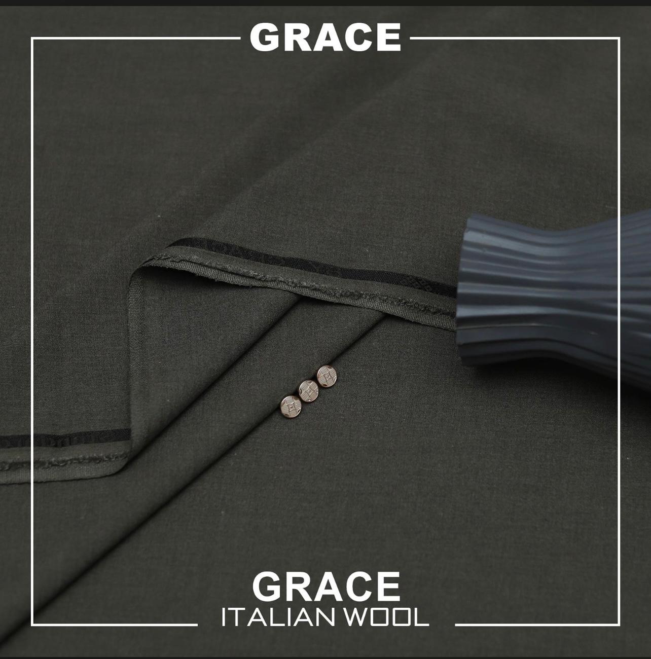 Grace Italian Wool-Charcoal