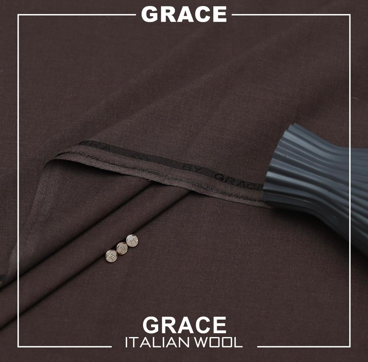Grace Italian Wool-Chocolate