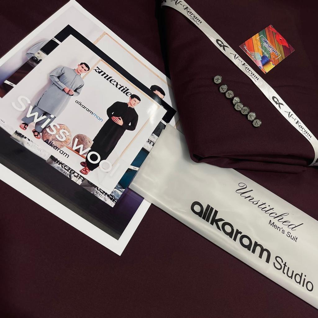 Al-Karam Swiss-Unstitched Men's Wear