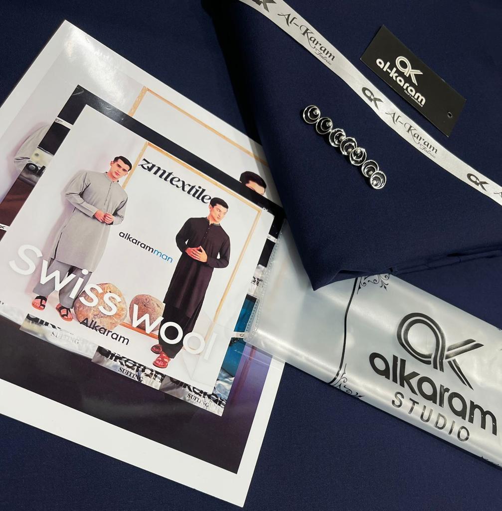 Al-Karam Swiss-Unstitched Men's Wear