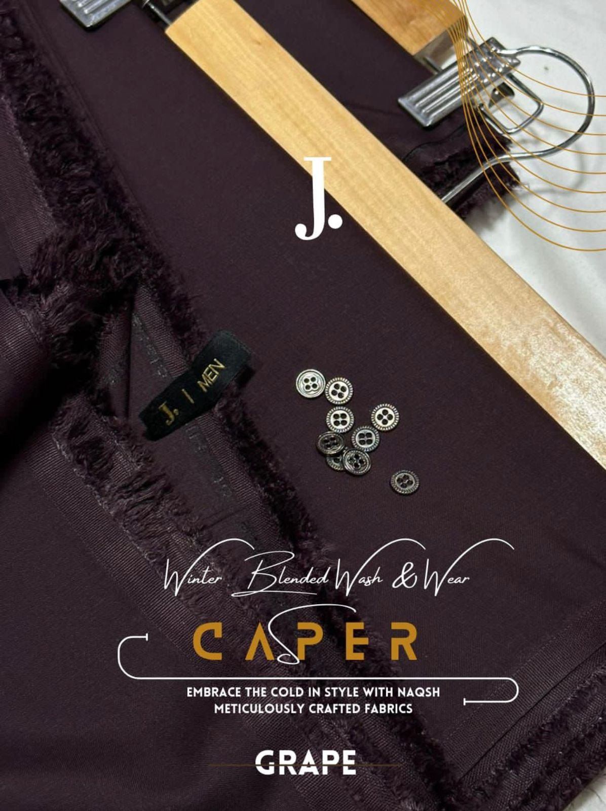 J.Casper Grape-Unstitched Men's Wear