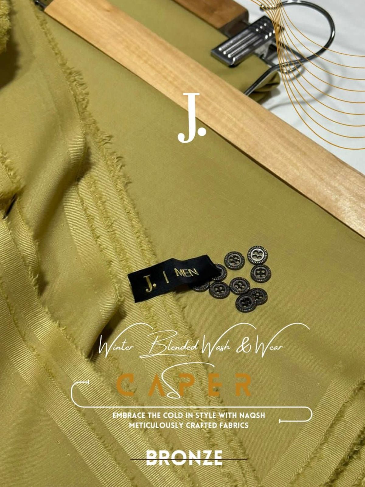 J.Casper Bronze-Unstitched Men's Wear