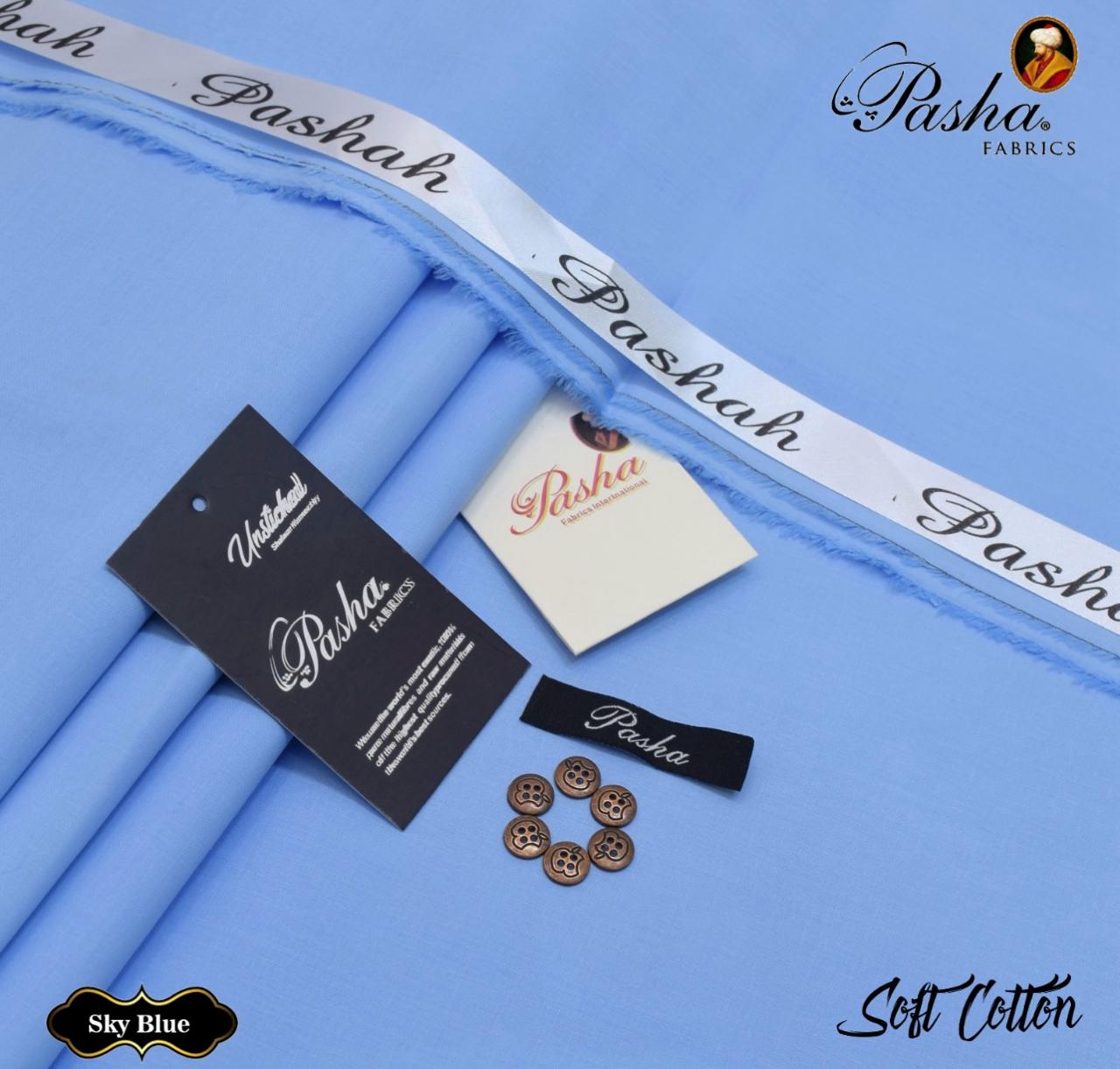 Pasha Cotton-Sky Blue