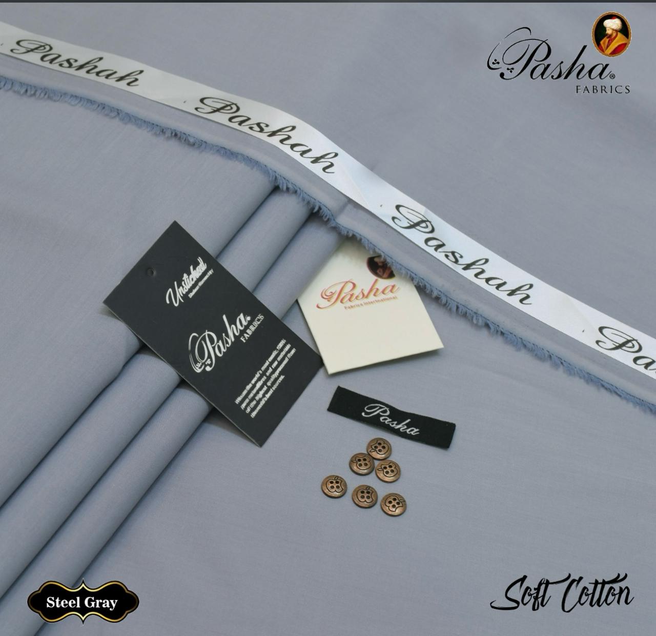 Pasha Cotton-Silver Grey