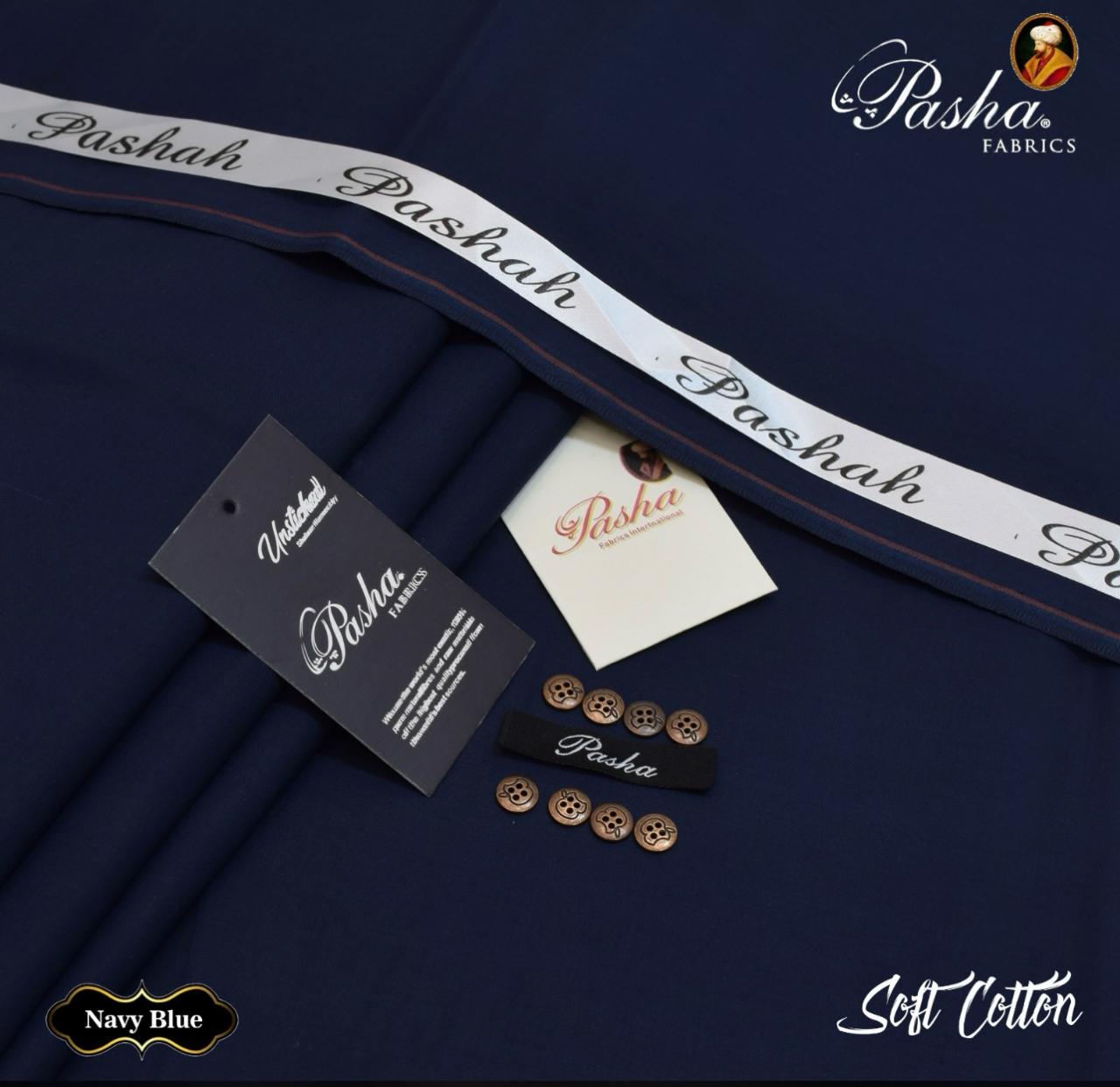 Pasha Cotton-Navy Blue
