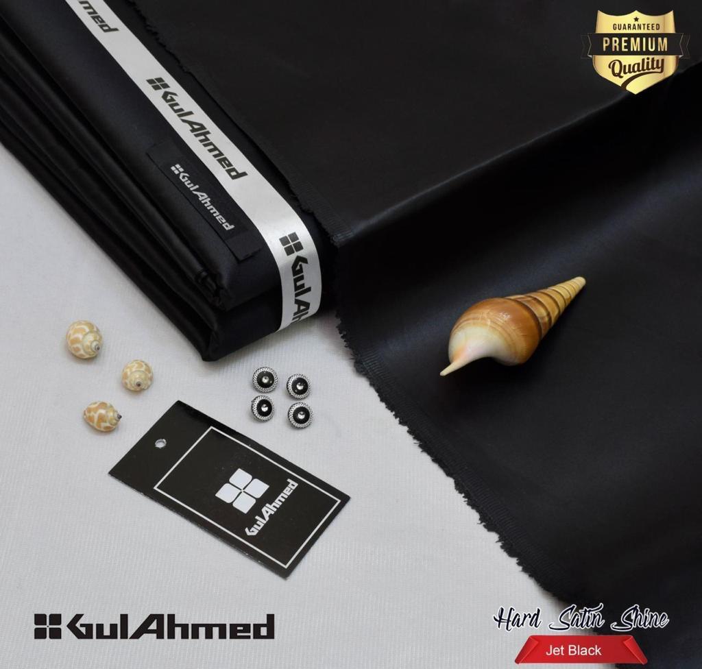 Gul Chamak Cotton-Jet black