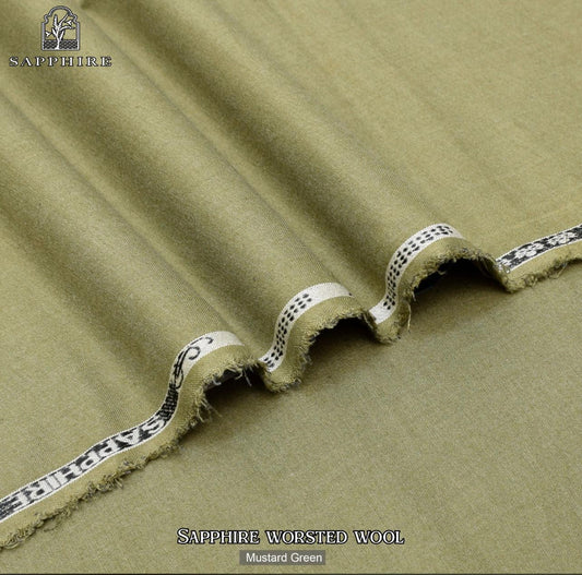 Sapphire 3D Wool-Mustard Green