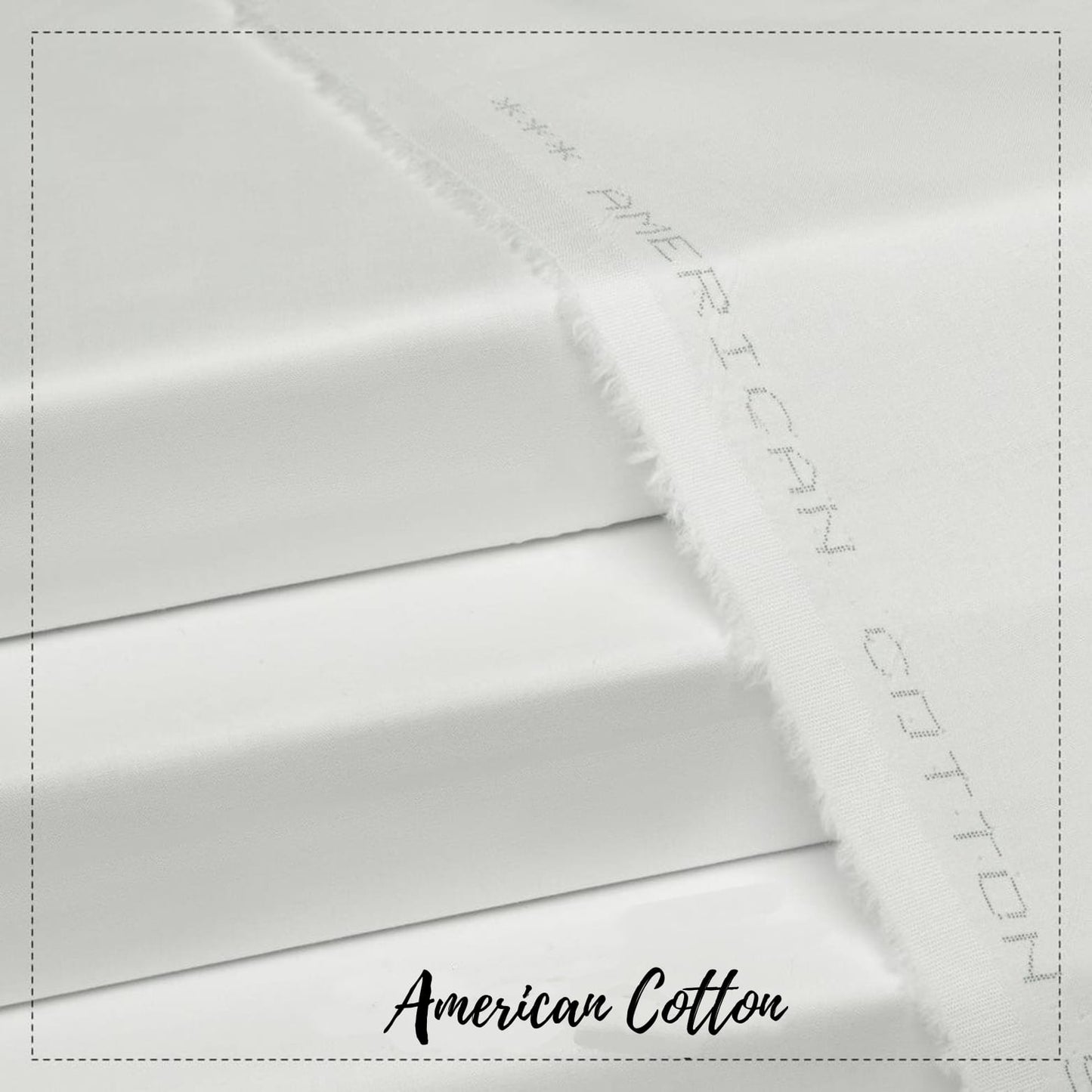 American Cotton Off-White - Unstitched Men's Wear by MM VIRSA