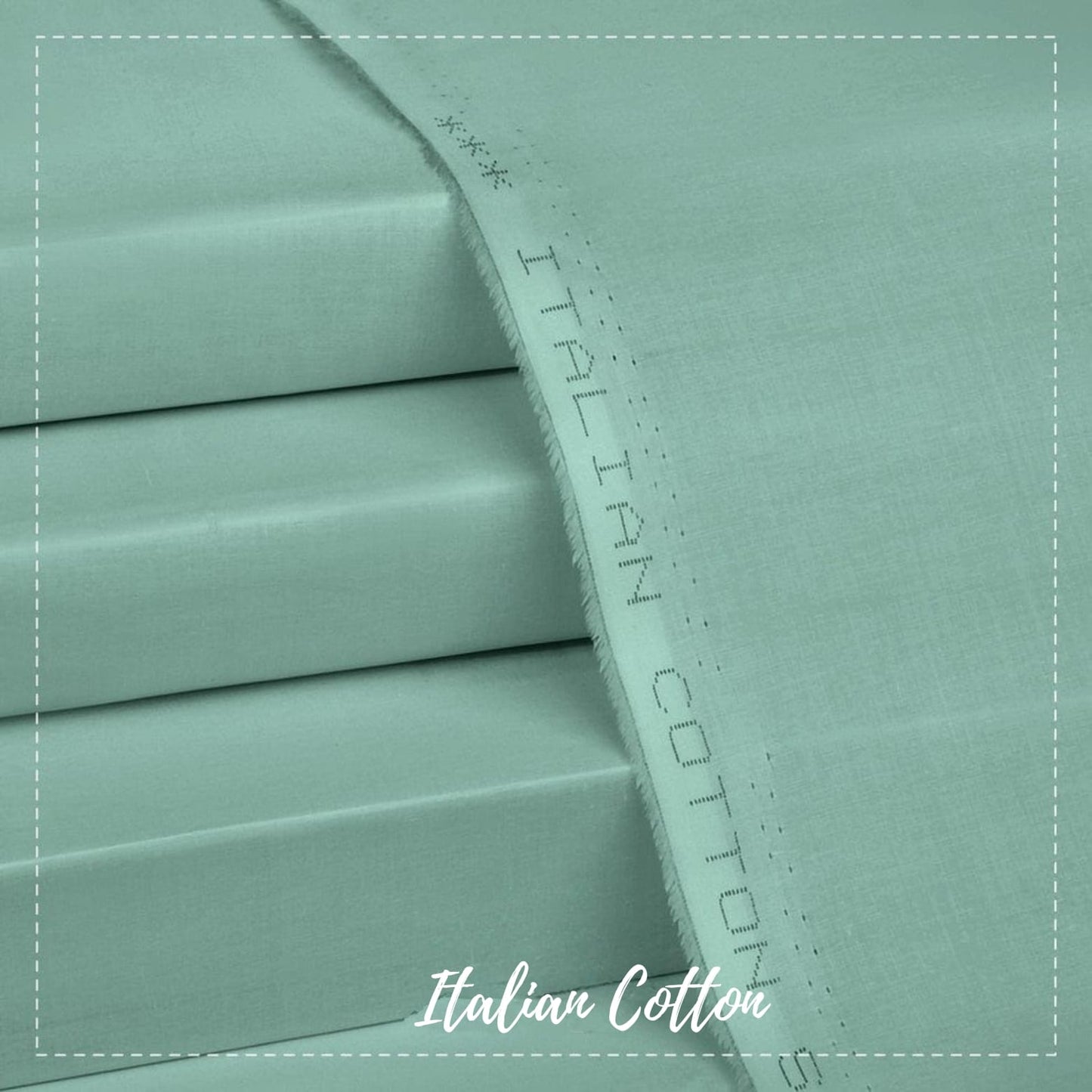 Italian Cotton Ever Green-Unstitched Men's Wear by MM VIRSA