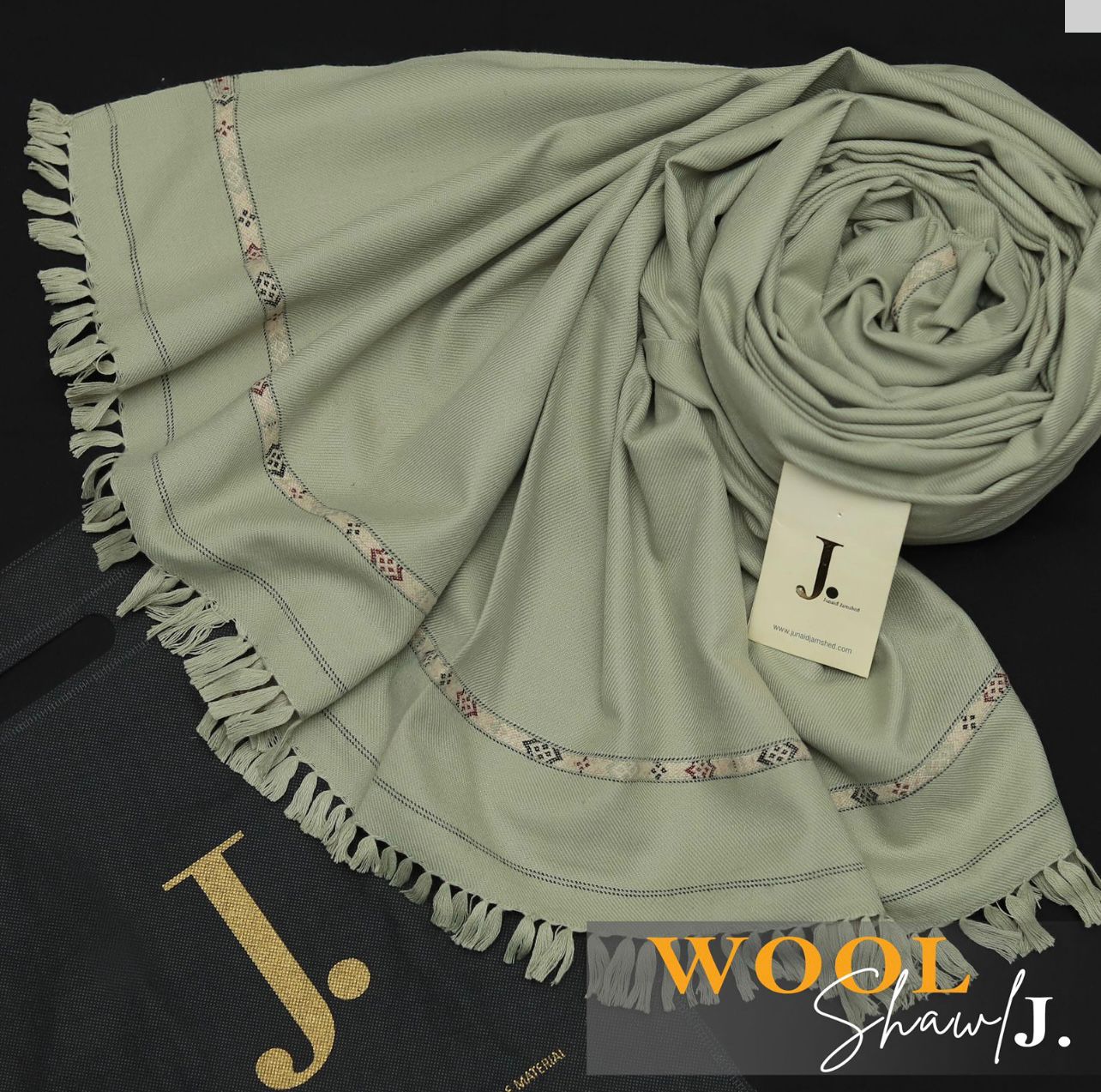 J. Wool Shawl-Pista
