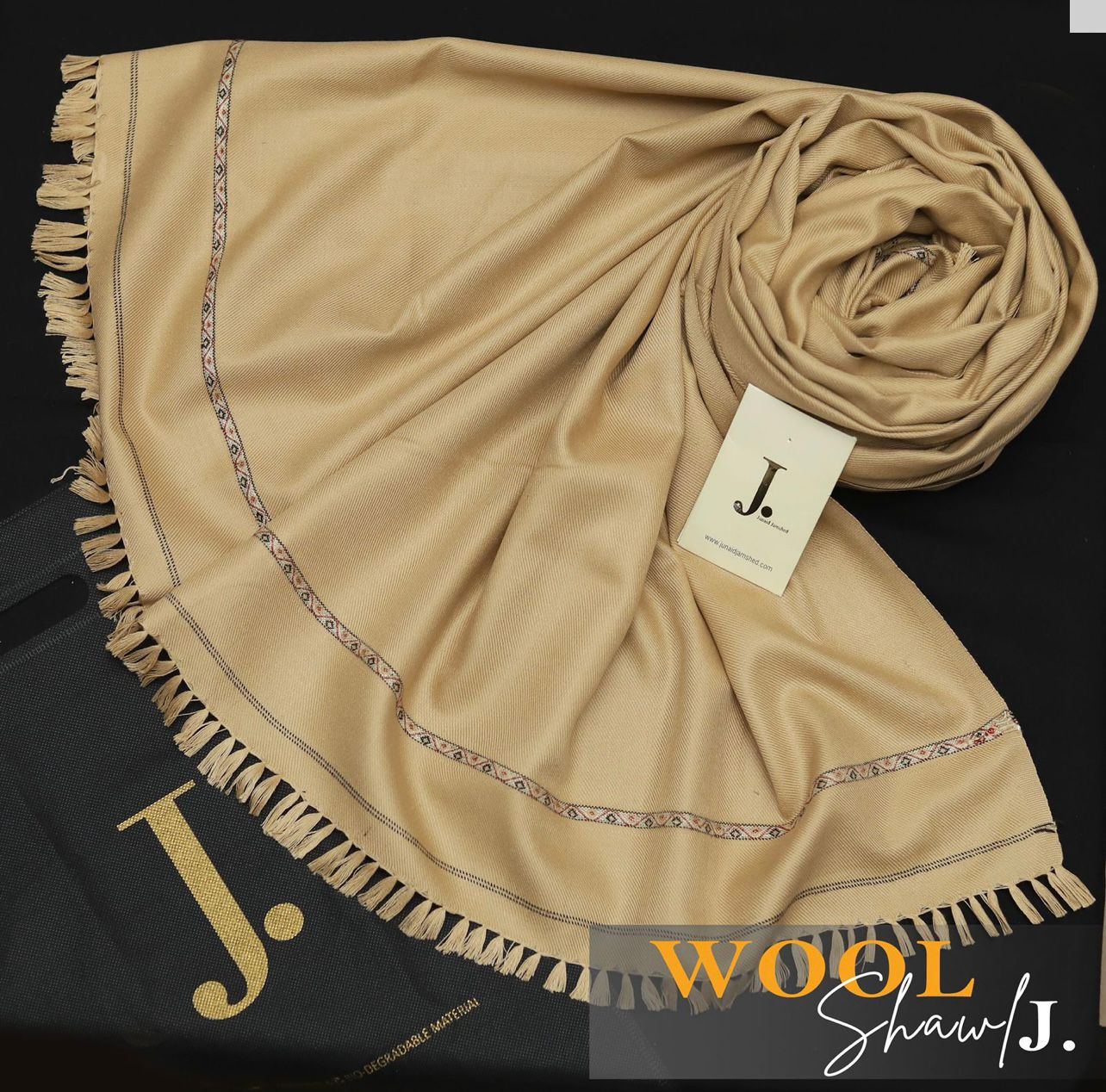 J. Wool Shawl-Skin