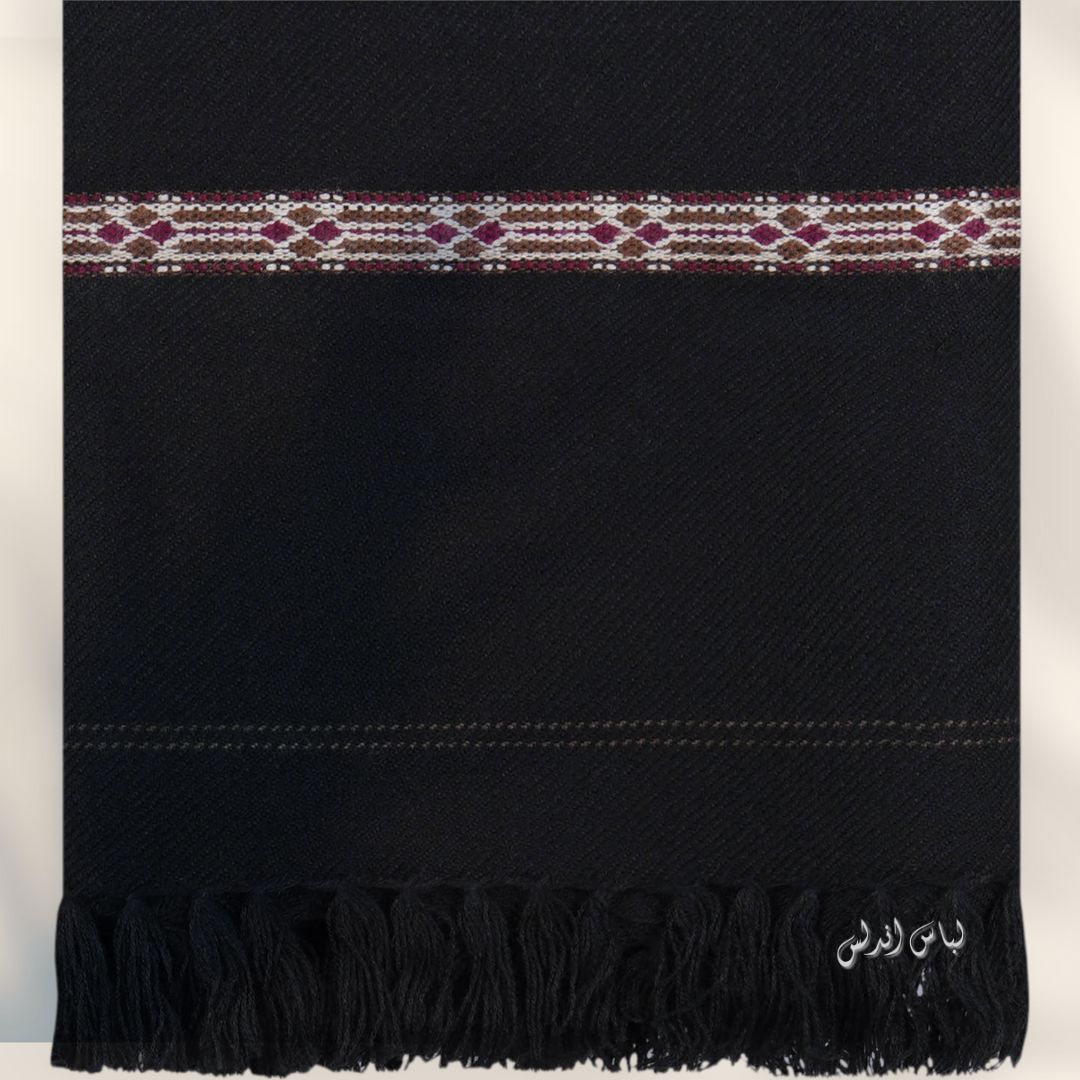Virsa Woolen Shawl-Black