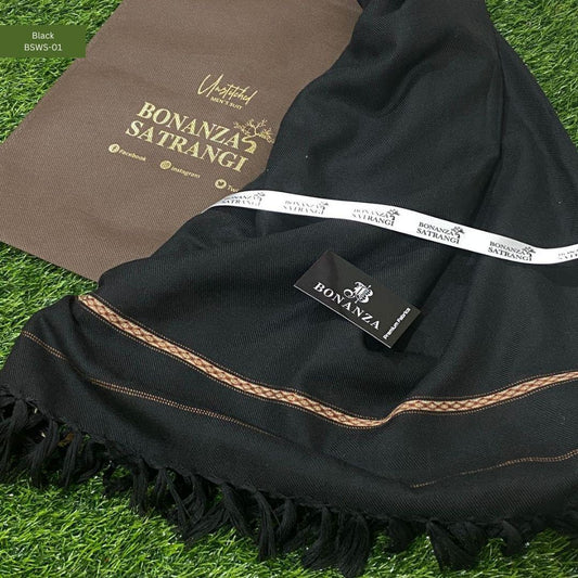 Bonanza Satrangi Shawl-Black