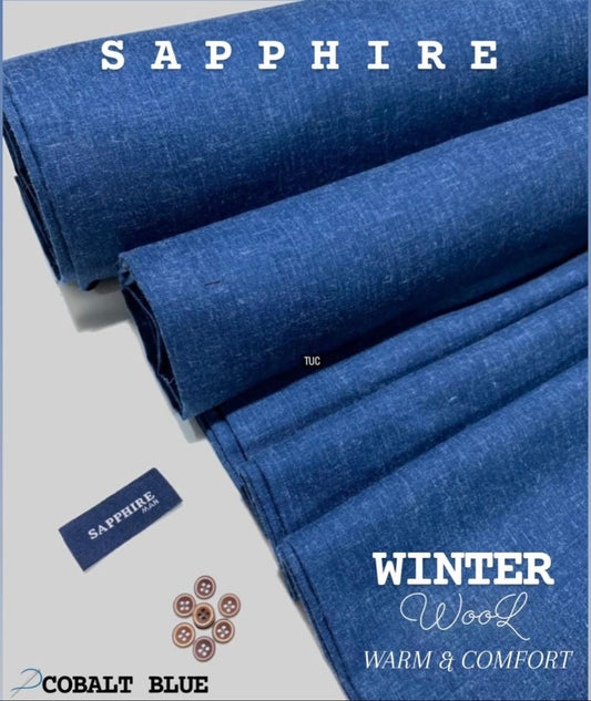 Sapphire Wool CobaltBlue-Unstitched Men's wear