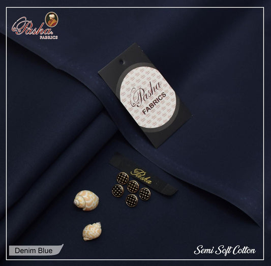 Pasha Silver cotton (Denium blue)