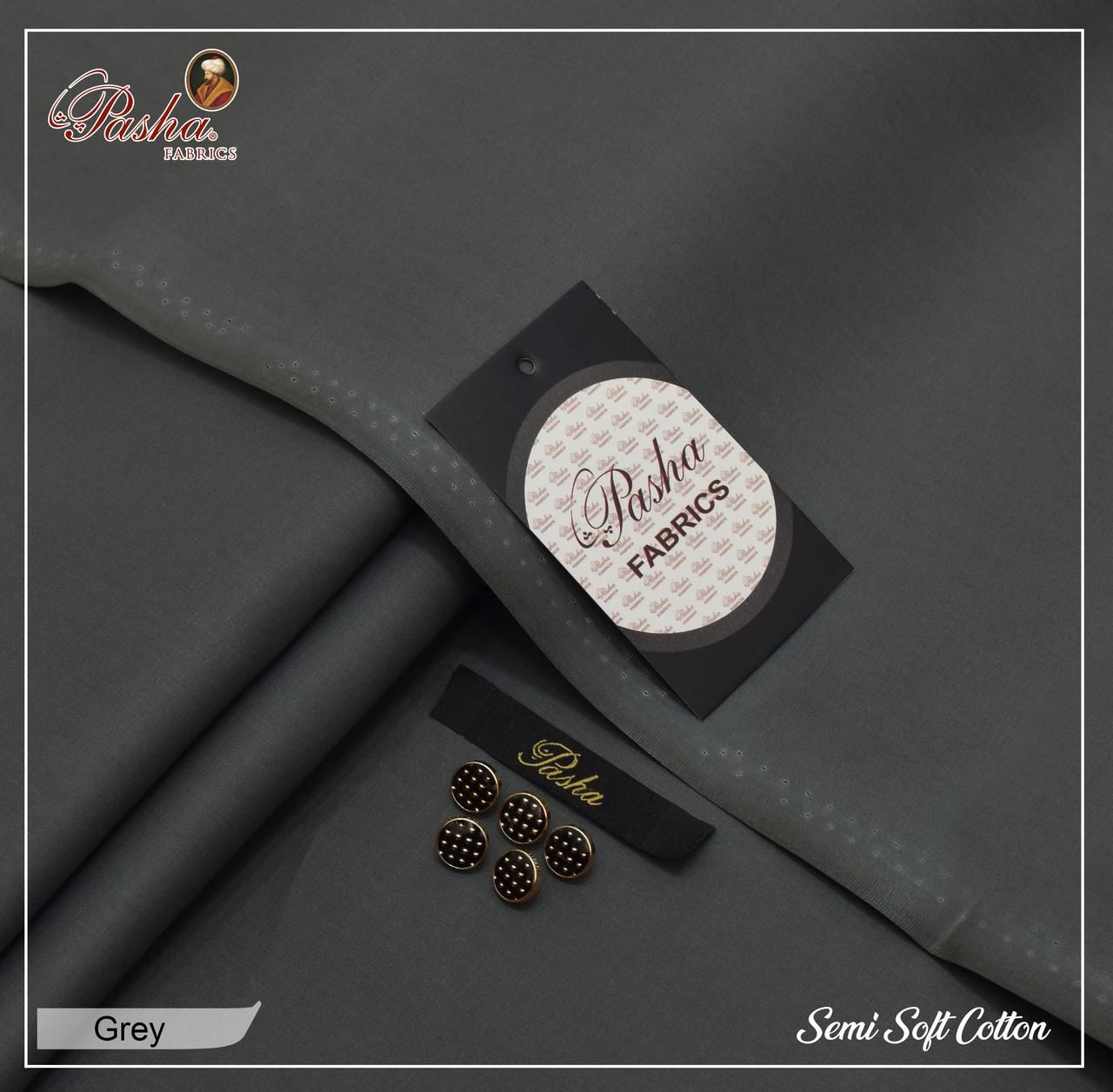 Pasha Silver cotton (Grey)