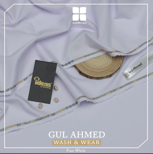 GulAhmad WashnWear (Pure White)