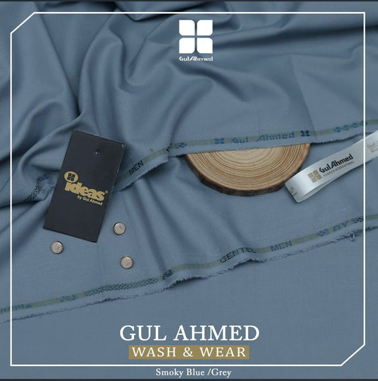 GulAhmad WashnWear (Smoke Blue)
