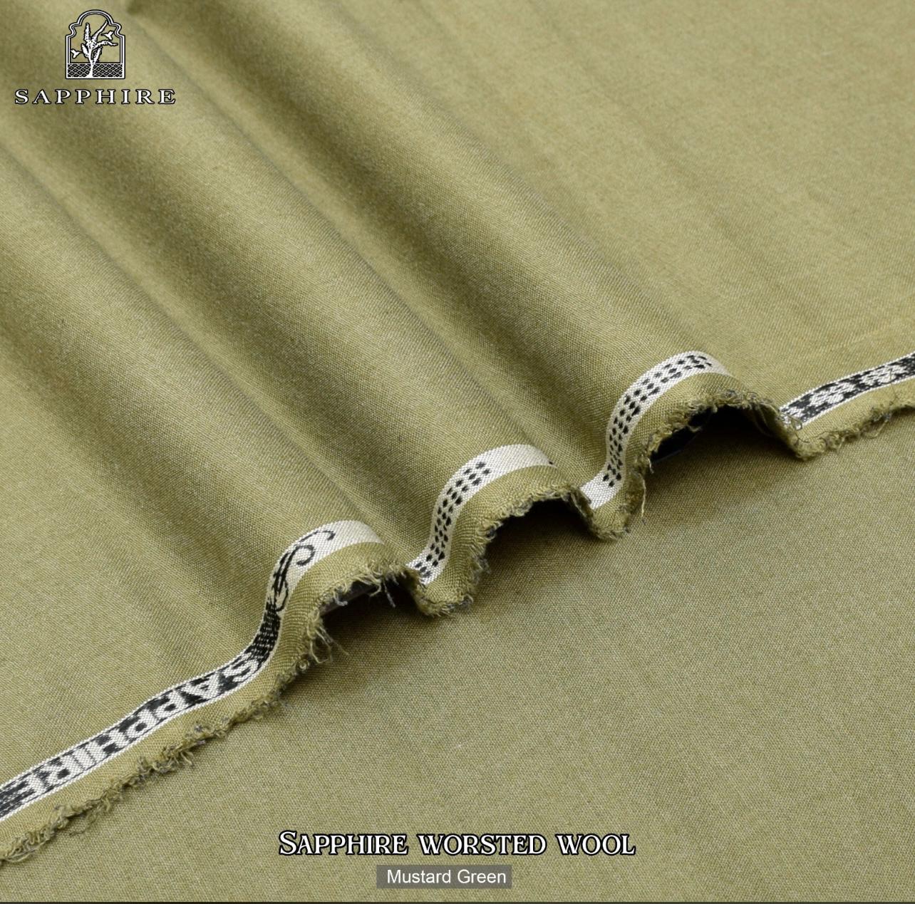 Sapphire 3D Wool-Mustard Green