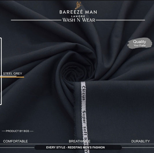 Bareeze Man-Steel Grey