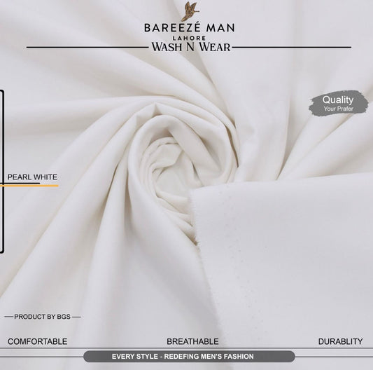 Bareeze Man-Pearl White