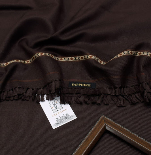 Sapphire Wool Shawl-Mehroon